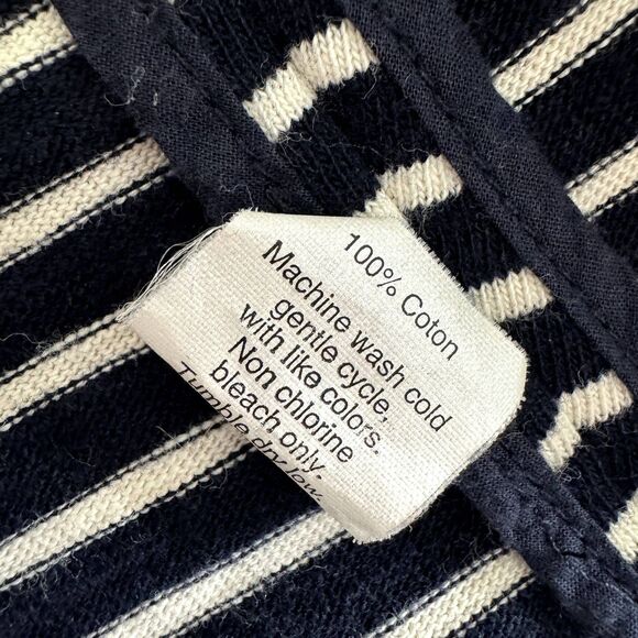 J Crew womens cotton striped preppy blazer jacket navy size XS - Picture 5 of 8